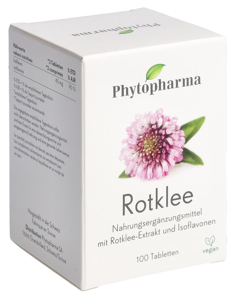 PHYTOPHARMA Rotklee Tabl 250 mg Ds 100 Stk