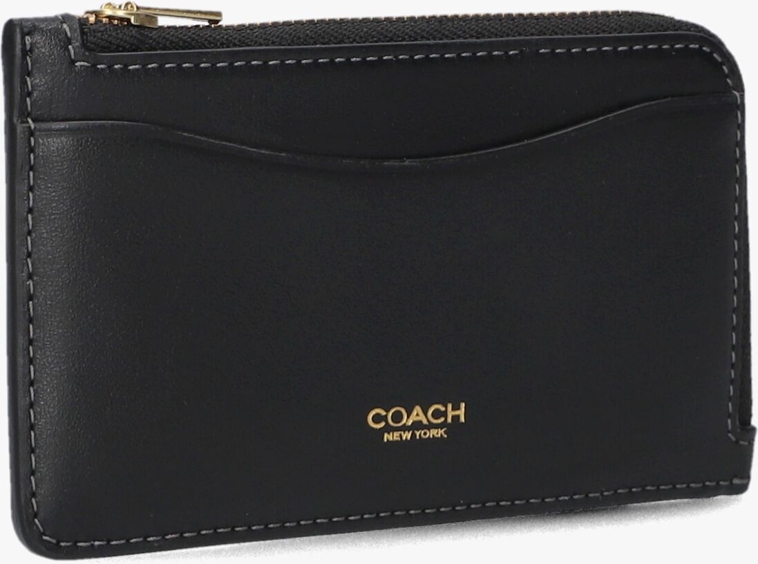 zwarte coach portemonnee new york zip