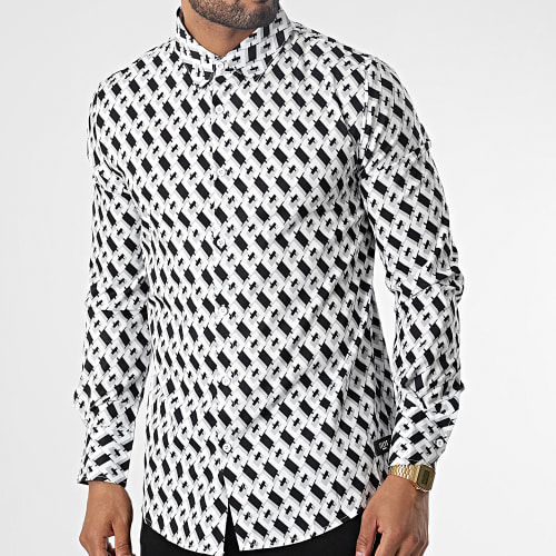 Chemise Manches Longues Alto Blanc Noir Gris