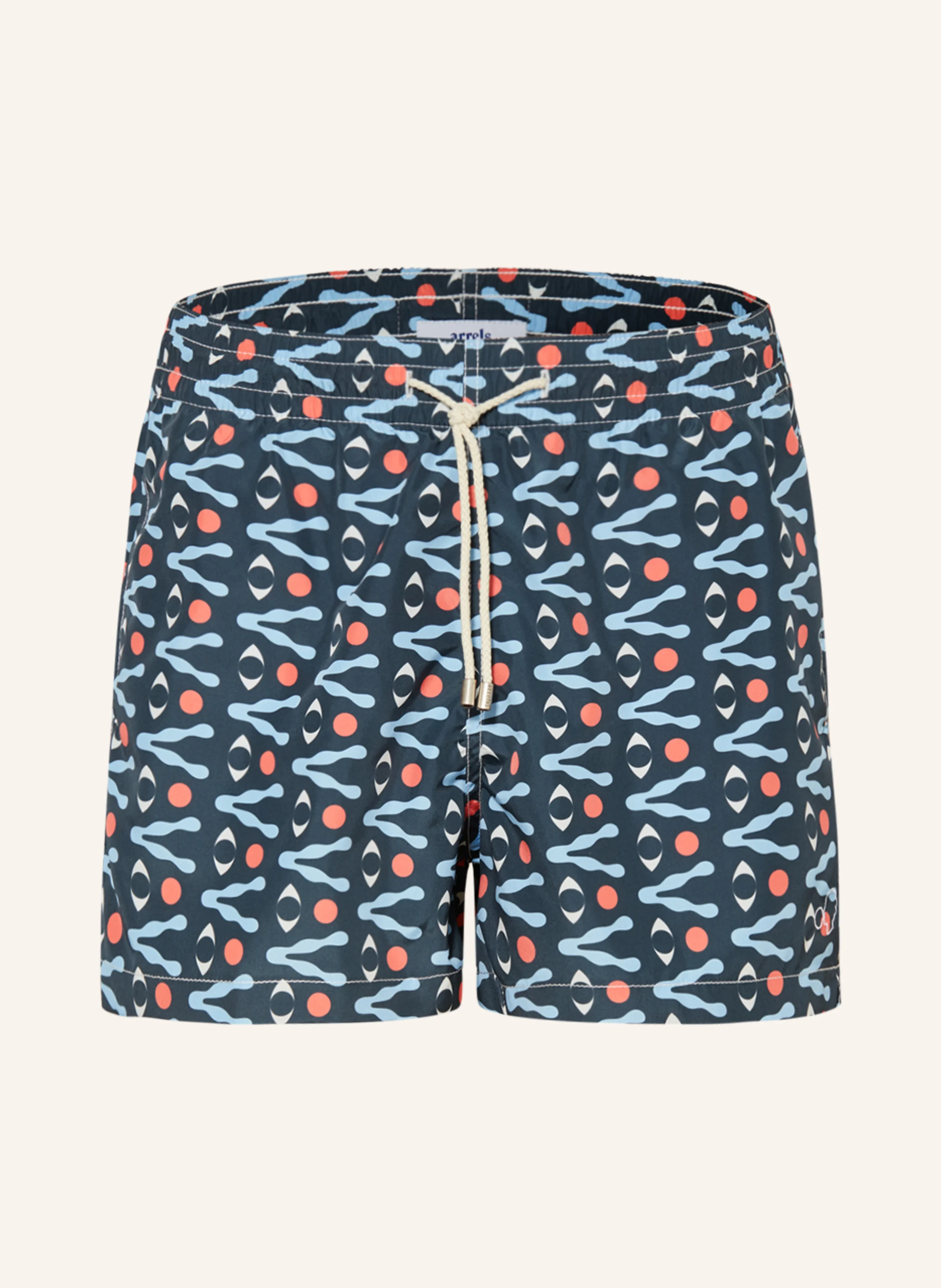arrels BARCELONA Badeshorts PETROL EYE × DAVID VANADIA