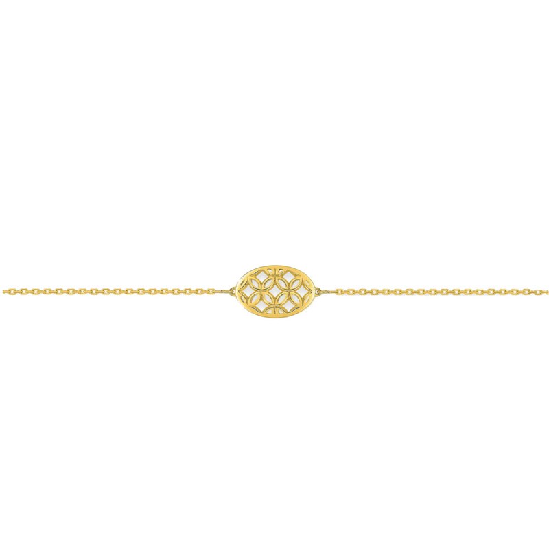 Bracelet Femme - Or 18 Carats - Longueur : 18 cm