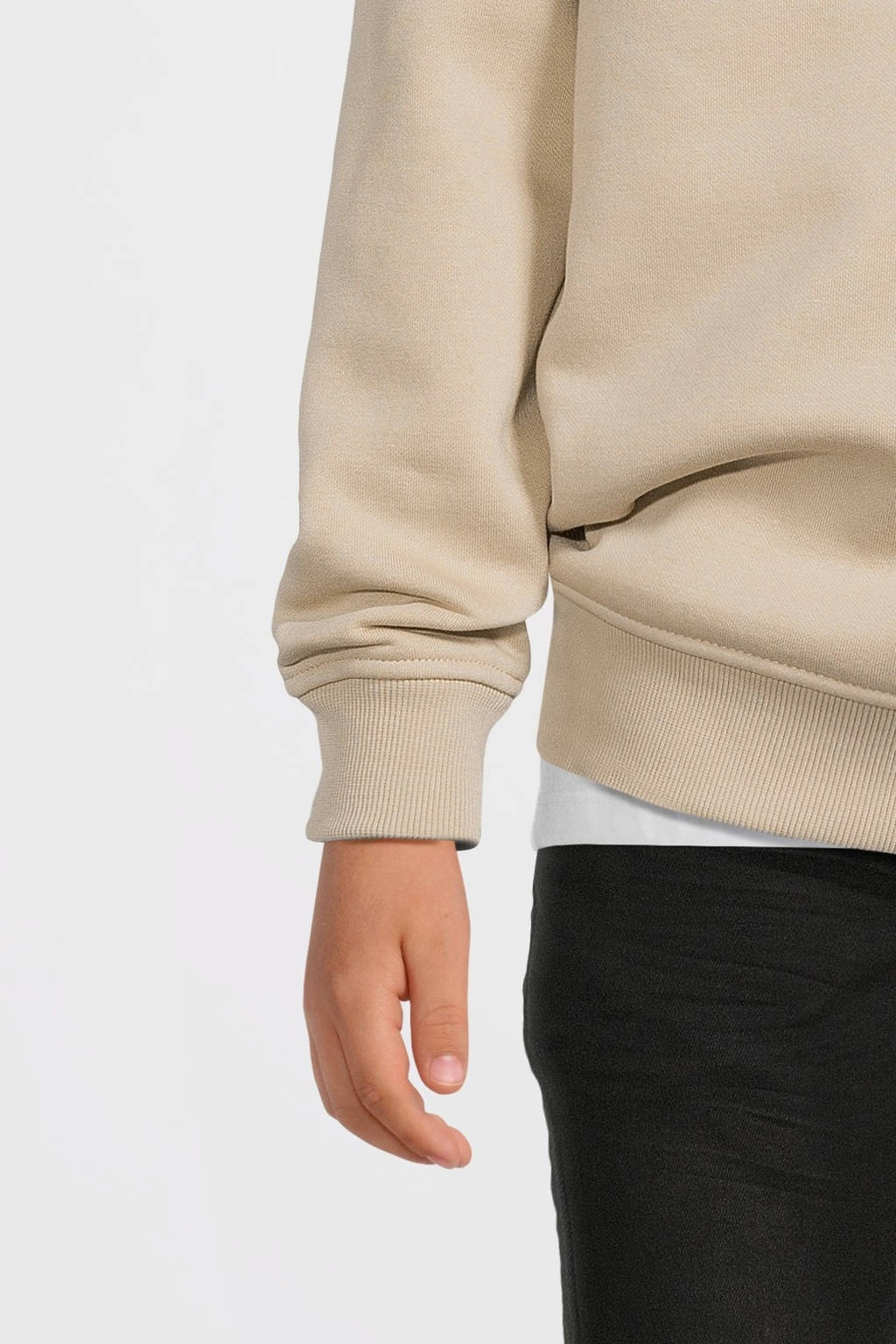 Cars hoodie ZLOW met printopdruk lichtzand