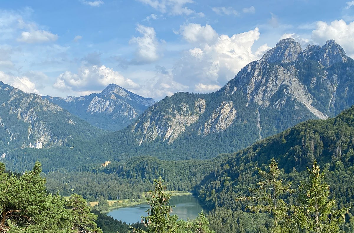 Wandern mit Huskies Schwangau