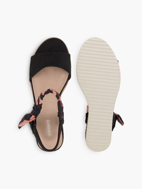 Graceland Sandalette Schwarz
