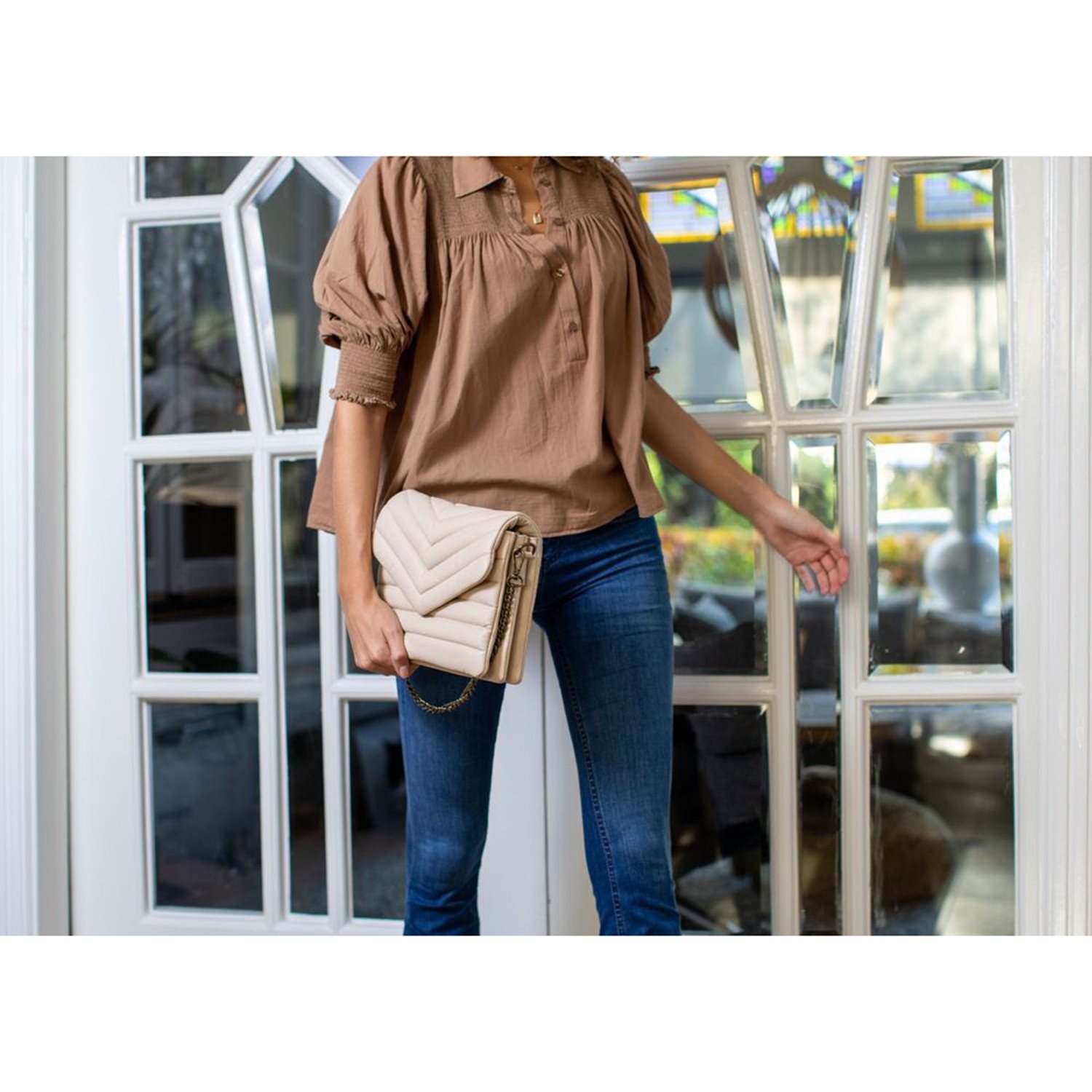 Chabo Venice Durban Handbag off white