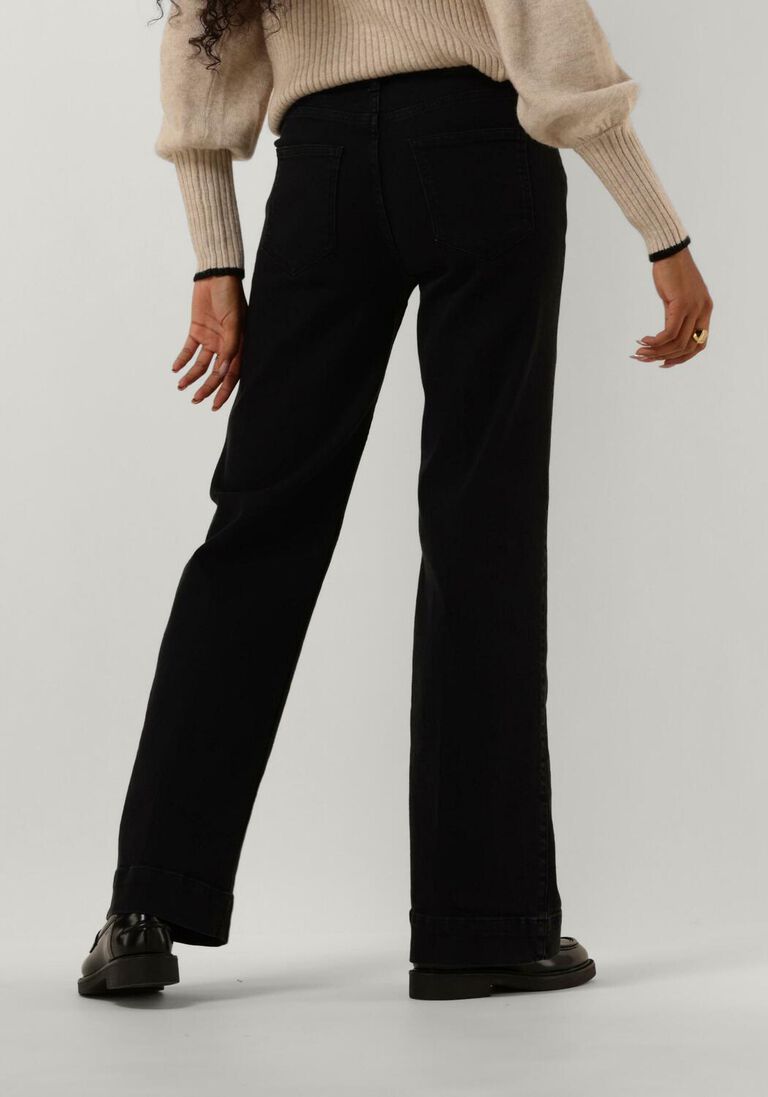 CO\\'COUTURE donkergrijze co'couture flared jeans jolene 70's jeans