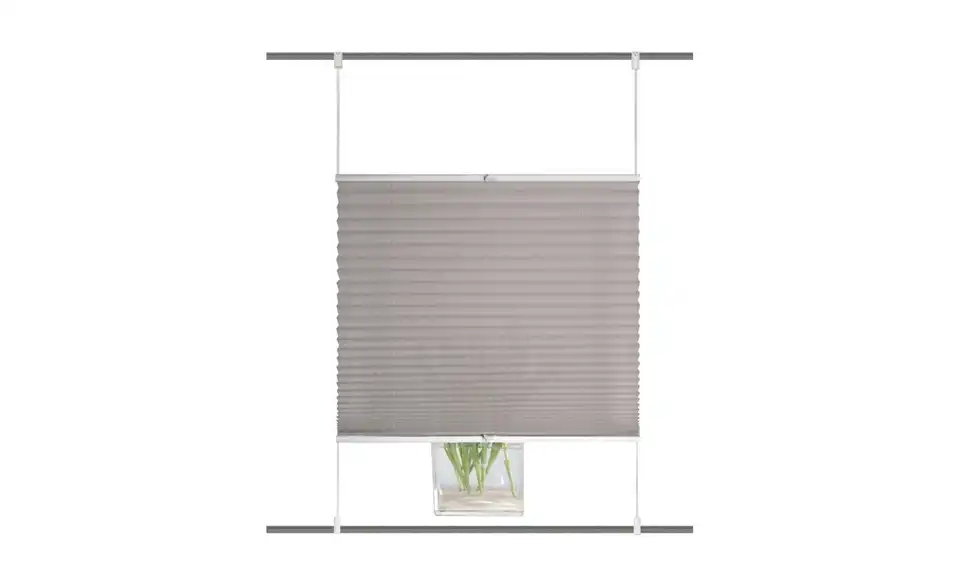 Plisseerollo Grau 130 cm 90 cm