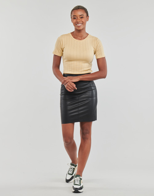 Vero Moda - VMOLYMPIA HW SHORT PL SKIRT NOOS - Noir
