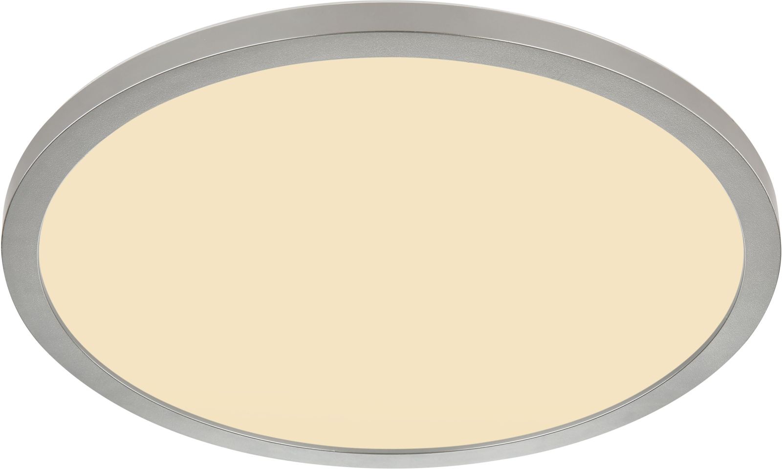 LED-Deckenleuchte - nickelfarben - Memoryfunktion - Ø 42 cm