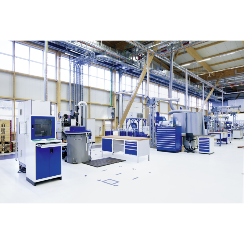 Armoire informatique fixe Lista porte battante 36x36E - H 180 x L 71,7 x P 72,5 cm