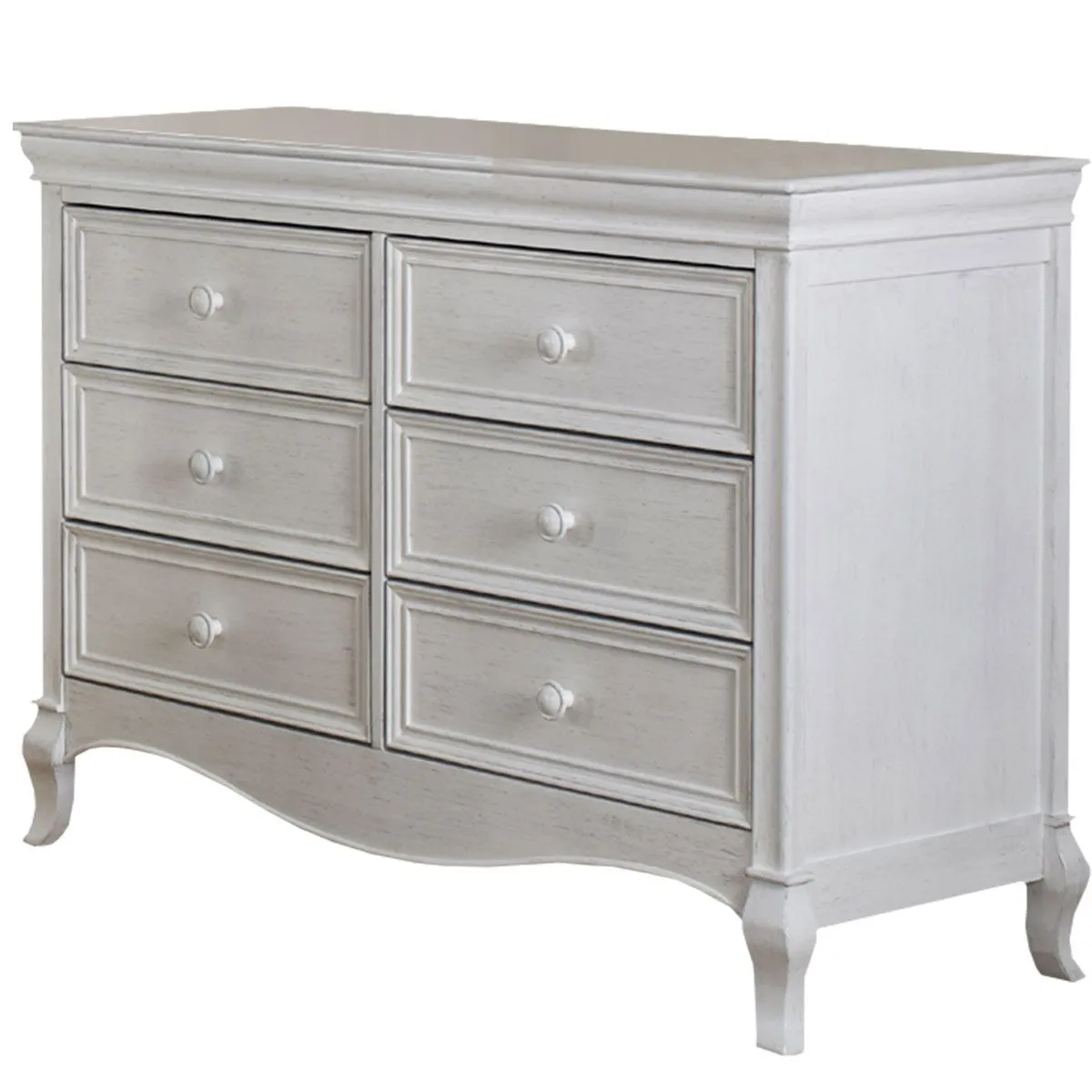 Pali Design Bureau 6 Tiroirs Diamante Blanc Vintage