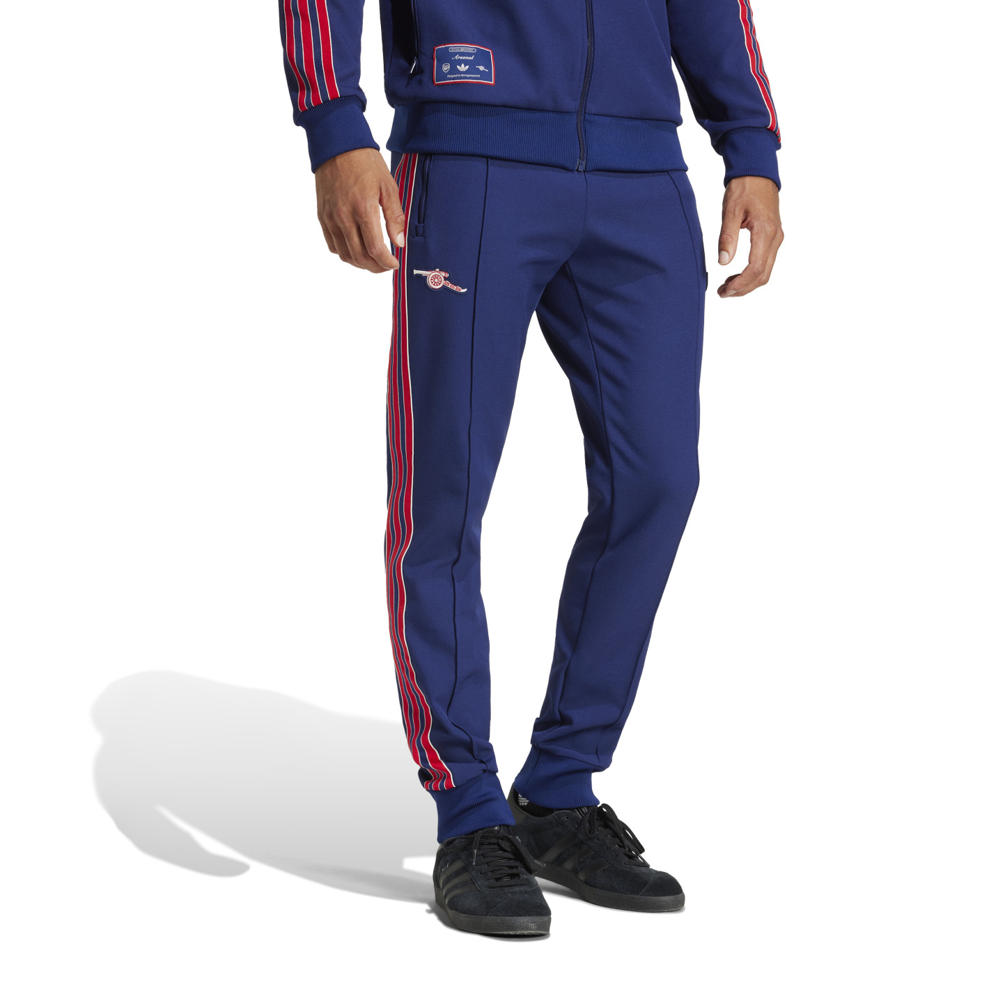 Adidas Arsenal Icon Trainingsbroek 2024-2025 Blauw Rood Wit