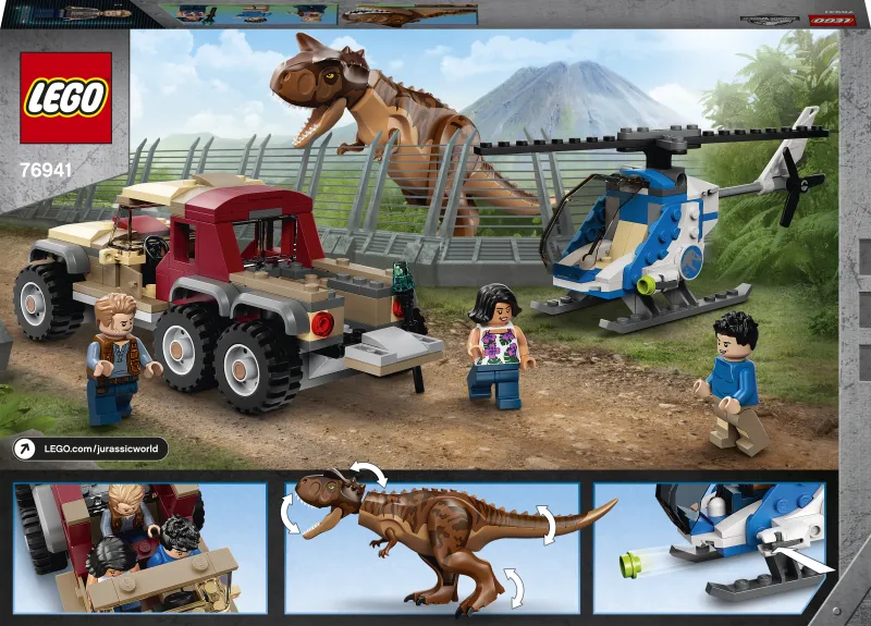 LEGO Jurassic World 76941 Carnotaurus-dinosaurjagt