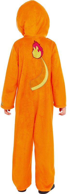 Pokemon - Charmander Jumpsuit voor Kinderen met Capuchon en Staart