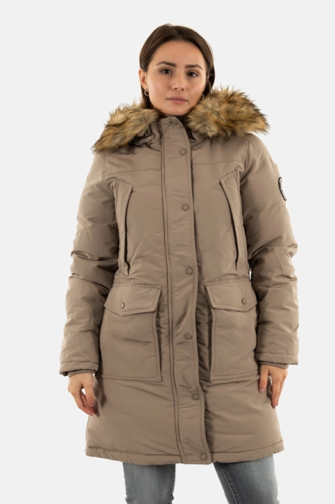 Blousons et vestes superdry everest 1pc deep beige