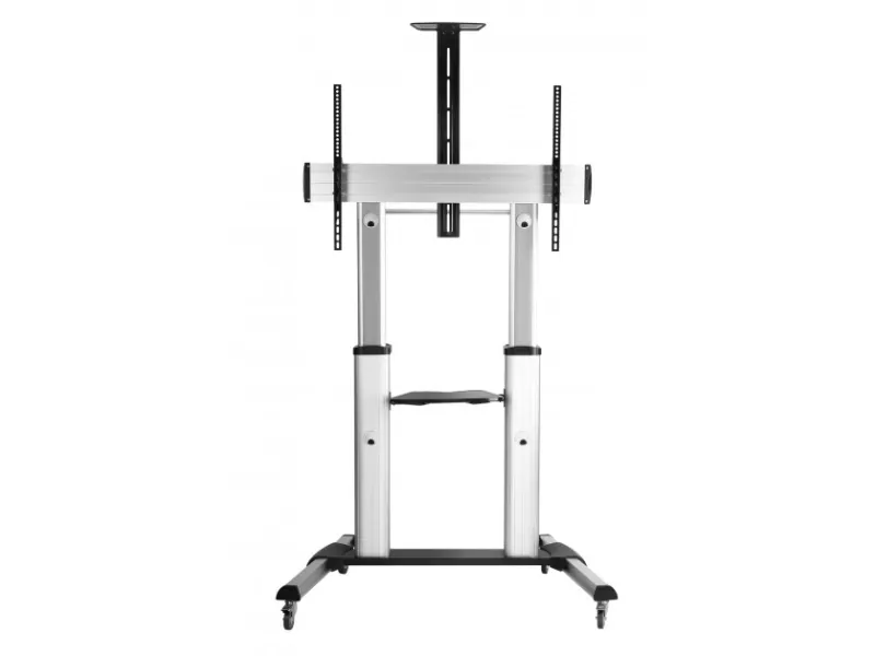 Techly ICA-TR24, Sølv, Sølv, 1 hylder, Sort, 100 kg, 2,54 m (100