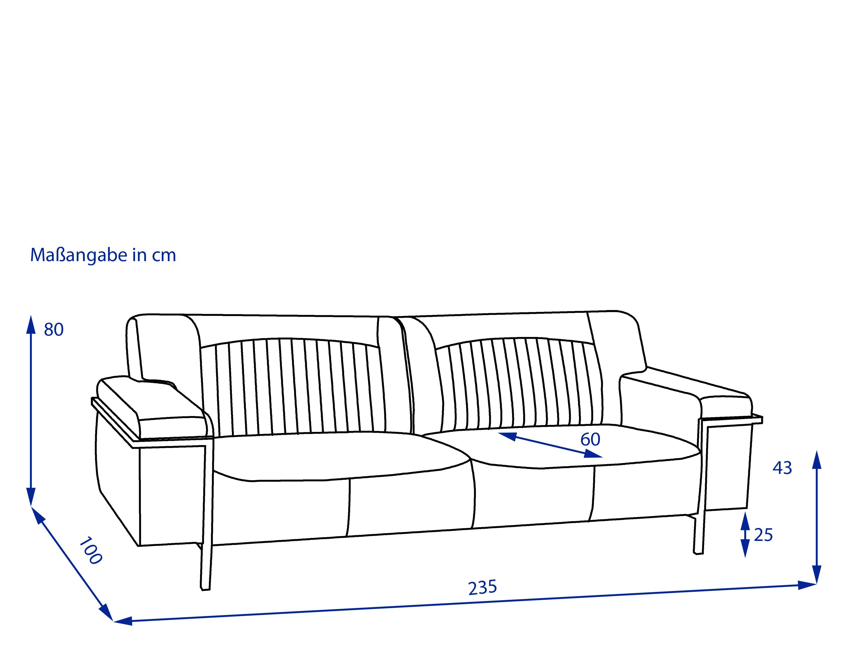 Sofa 3 Sitzer BONANZA