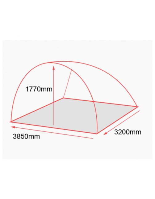 Trakker Tempest 200 Bivvy - Bivvy - 170x375x310 cm