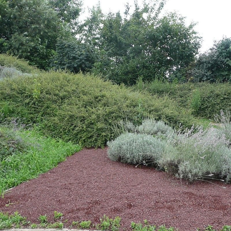 Paillage minéral en pouzzolane rouge 7/15 500 litres pour 10m2