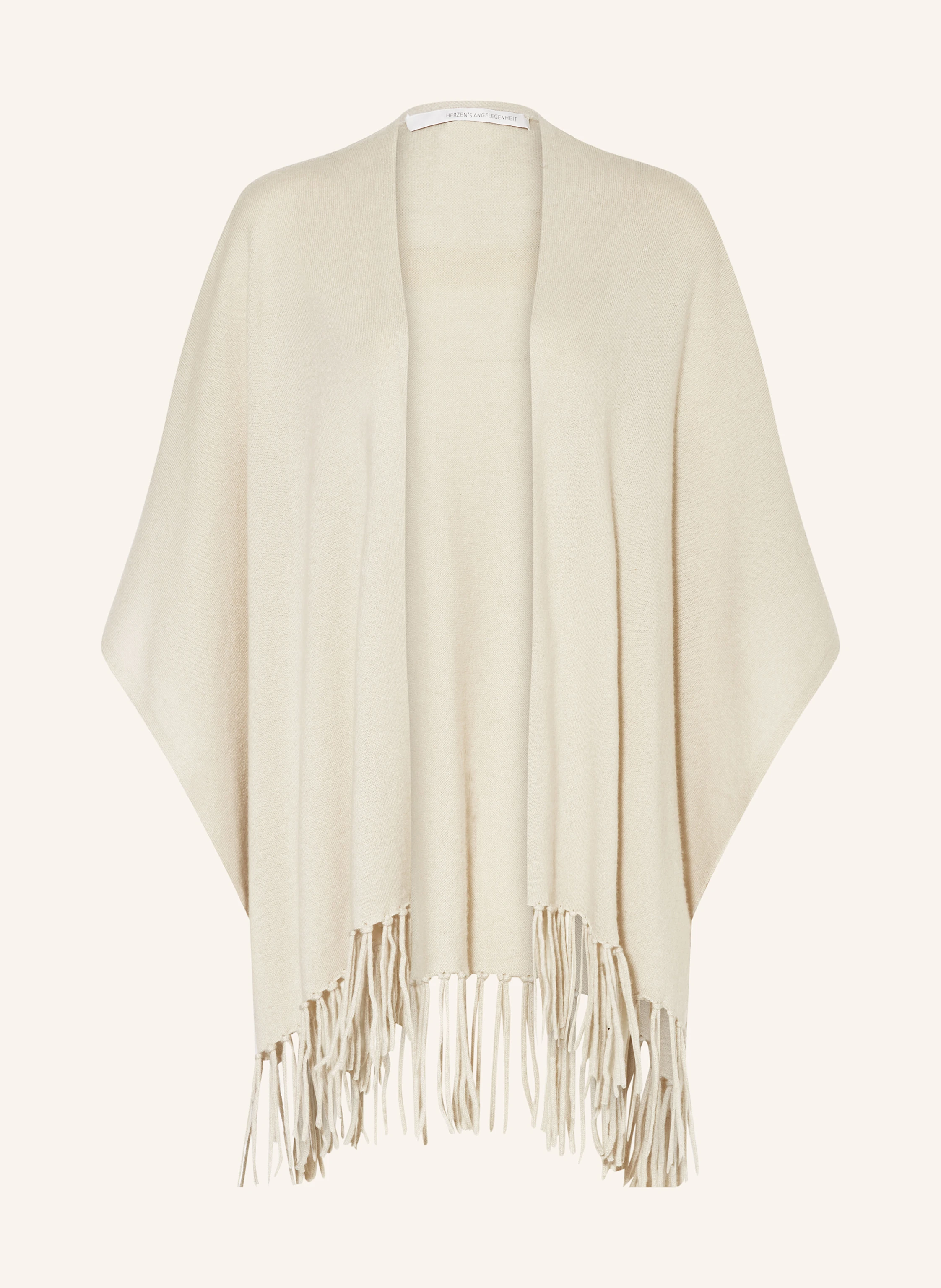 HERZEN'S ANGELEGENHEIT Cape mit Cashmere