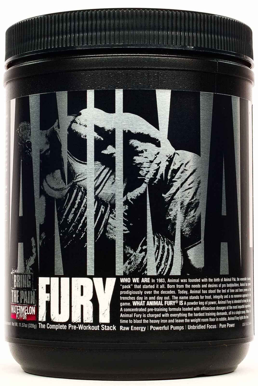 Treinamento de pré-treinamento animal Fury Bring the Pain 20 doses
