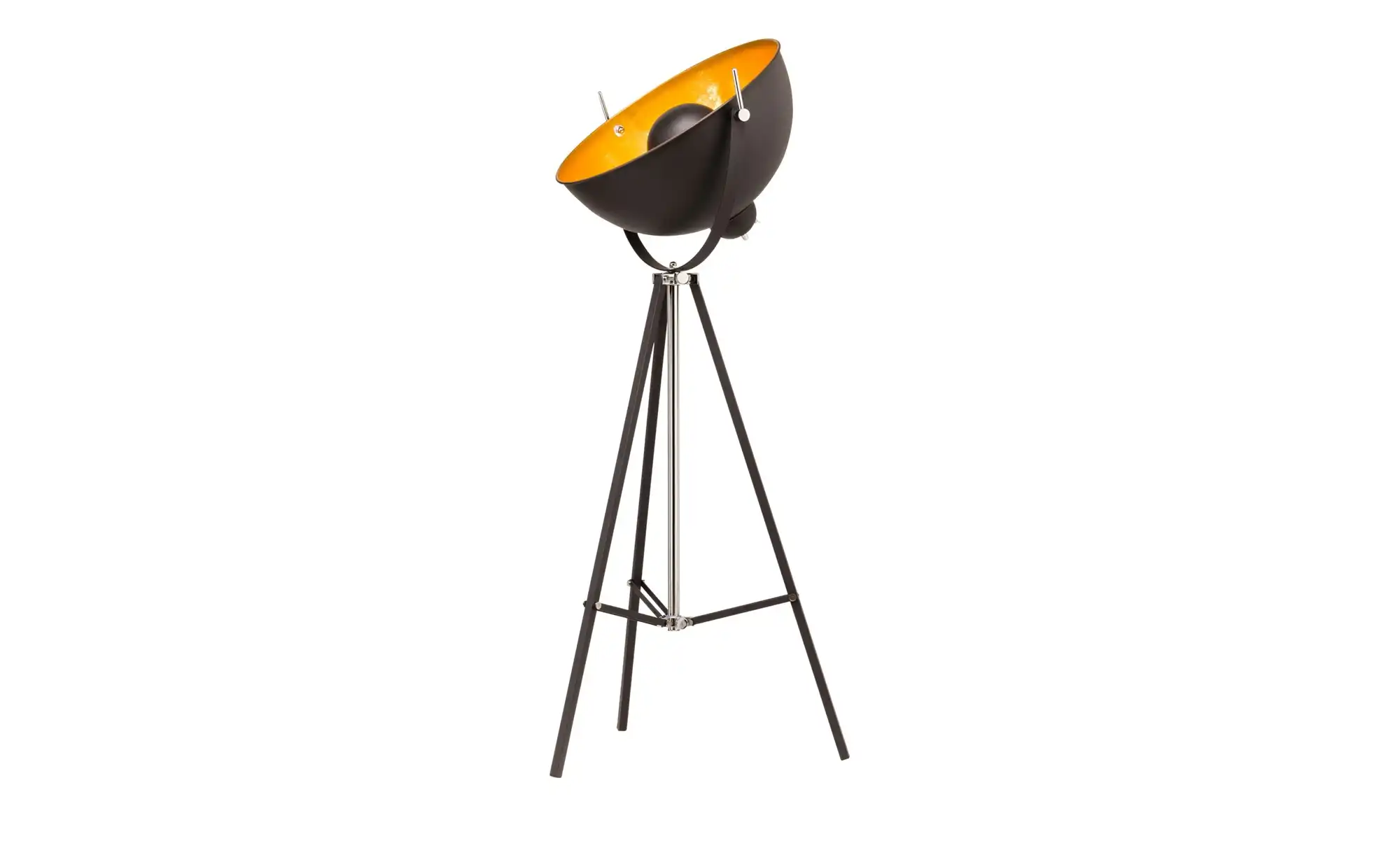 KHG Stehleuchte im Studiolampen-Design, schwarz