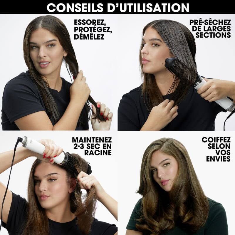 Brosse Soufflante 2-en-1 Duet Blowdry Blanc ghd