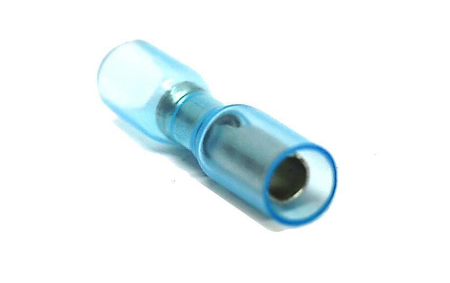 Rundsteckhülsen WP 4 mm, weiblich, Blau, 10 Stk.Rundsteckhülse 1.5 bis 2.5 mm² (16-14 AWG)