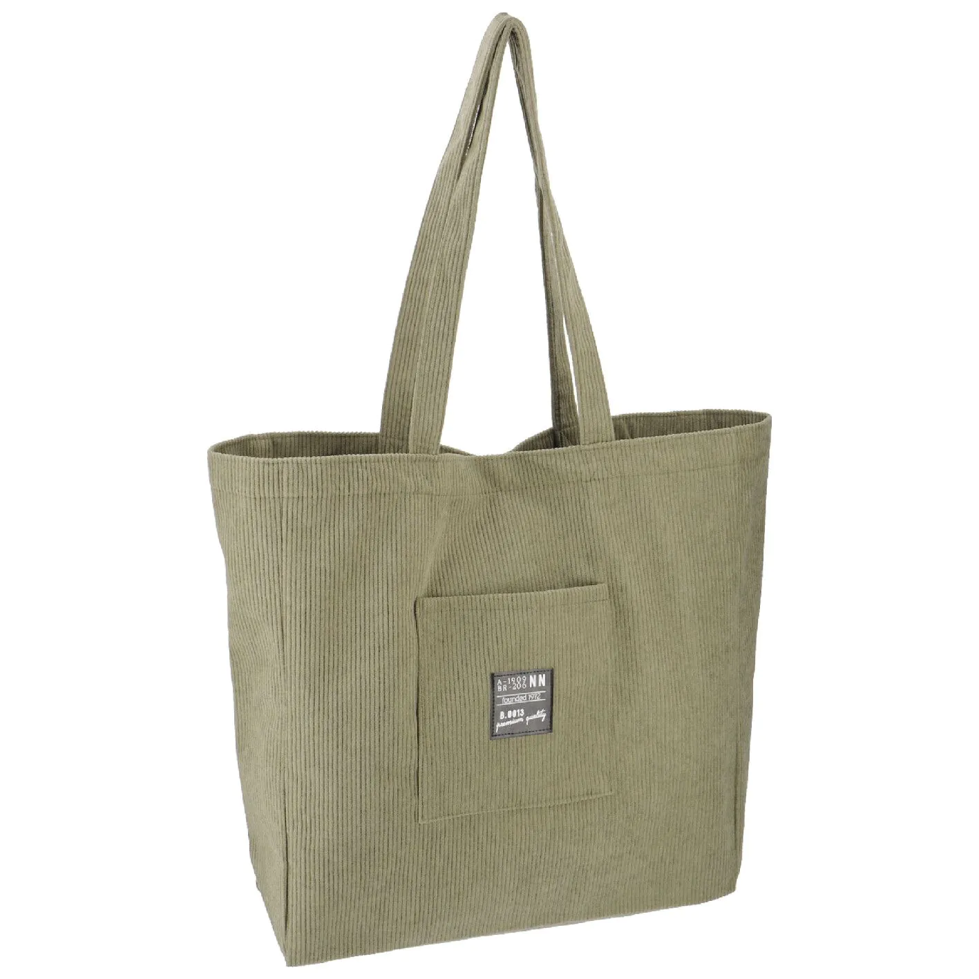 Shopper Cord, oliv