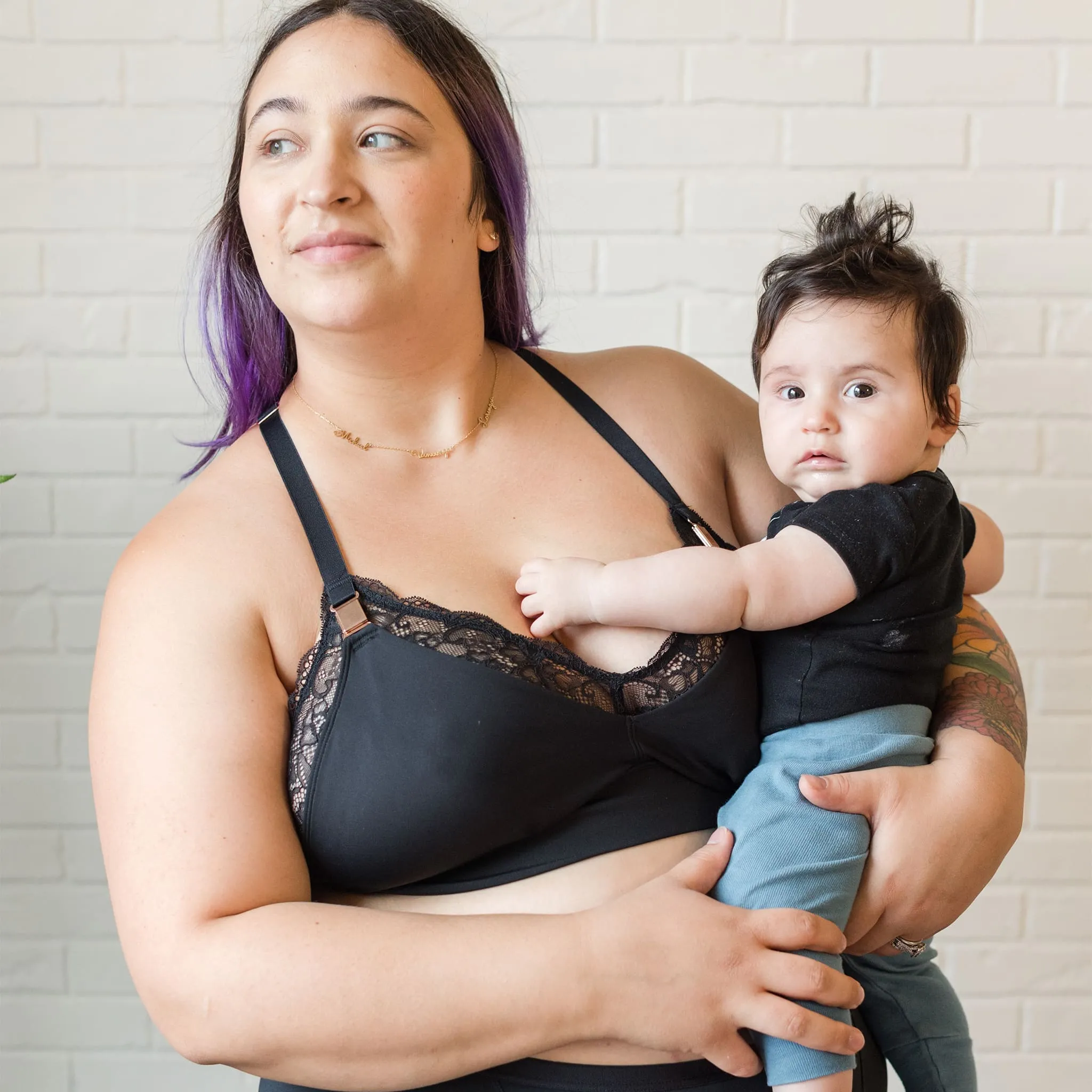 Davin & Adley Bralette de Maternité et d’Allaitement pour Forte Poitrine - Ella