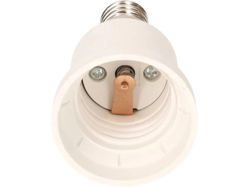 Max Hauri Adapterfassung E14 auf E27 Adapterfassung für E14 Leuchtmittel