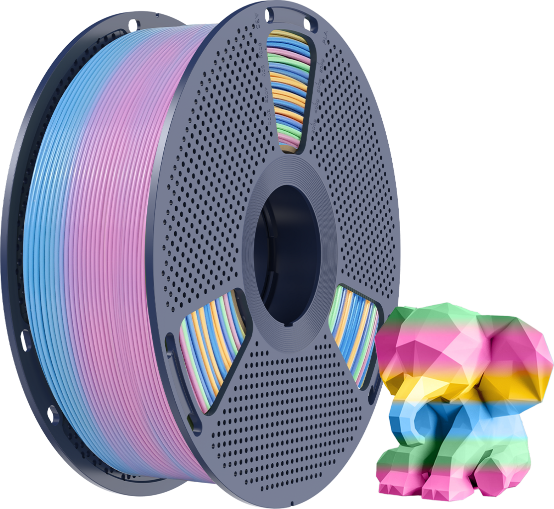 SUNLU  PLA Rainbow-04, 1,75 mm / 1000 g    Mehrfarbiges PLA Material