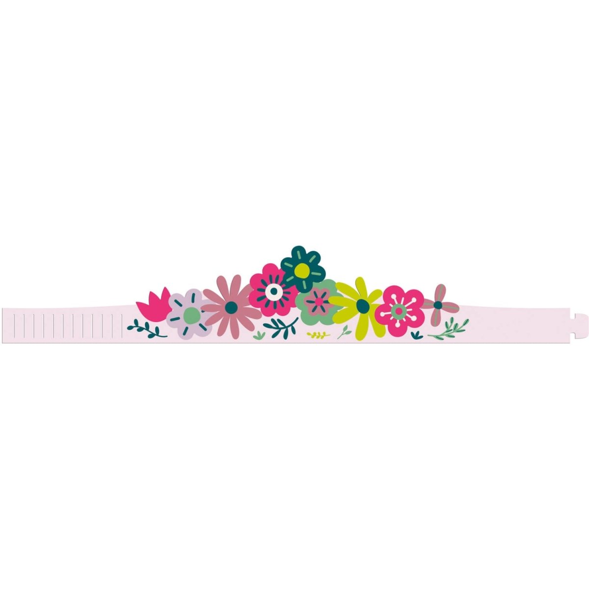 Bloemen Kroon Gekleurd Papier 6st