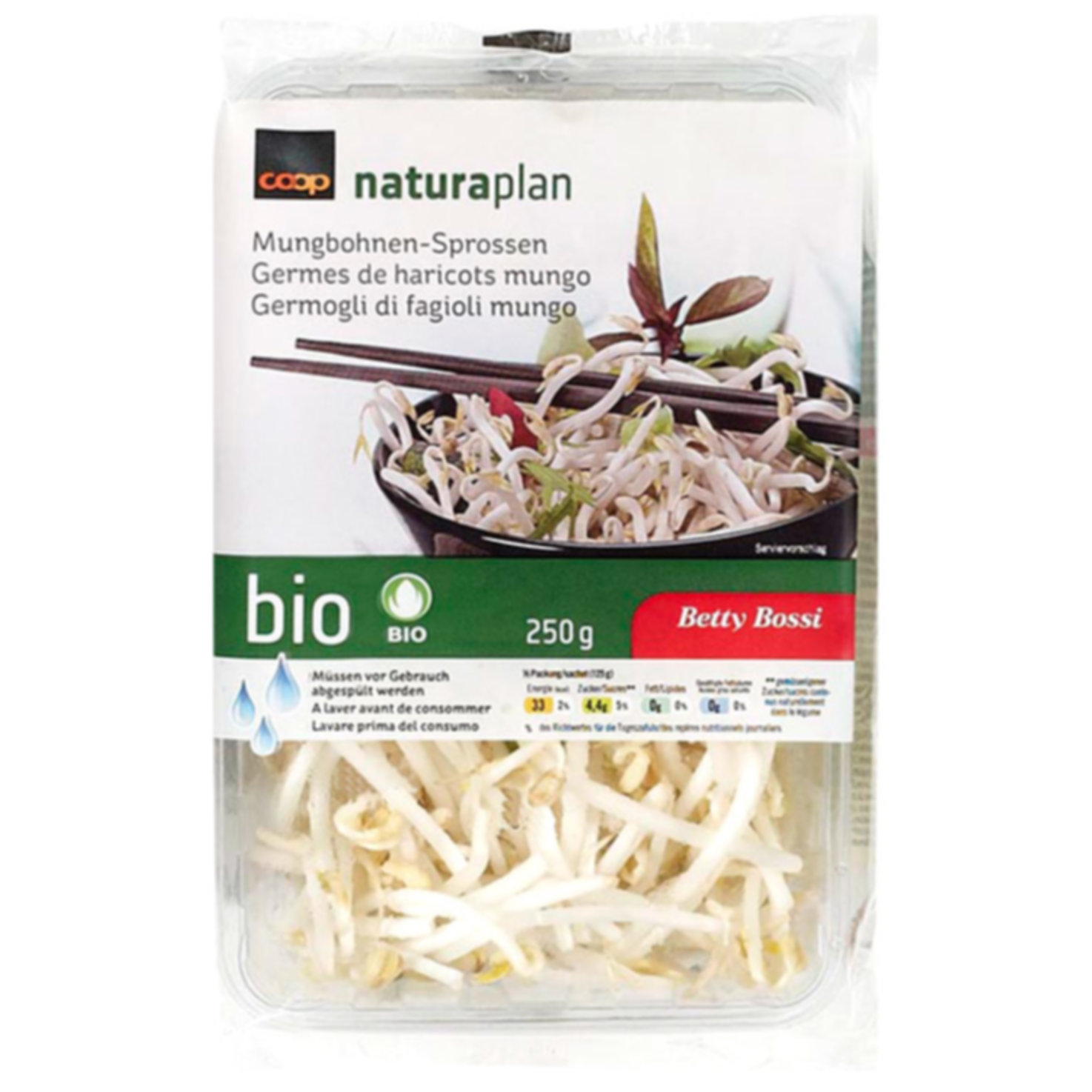 Betty Bossi Naturaplan Bio Mungbohnen-Sprossen -