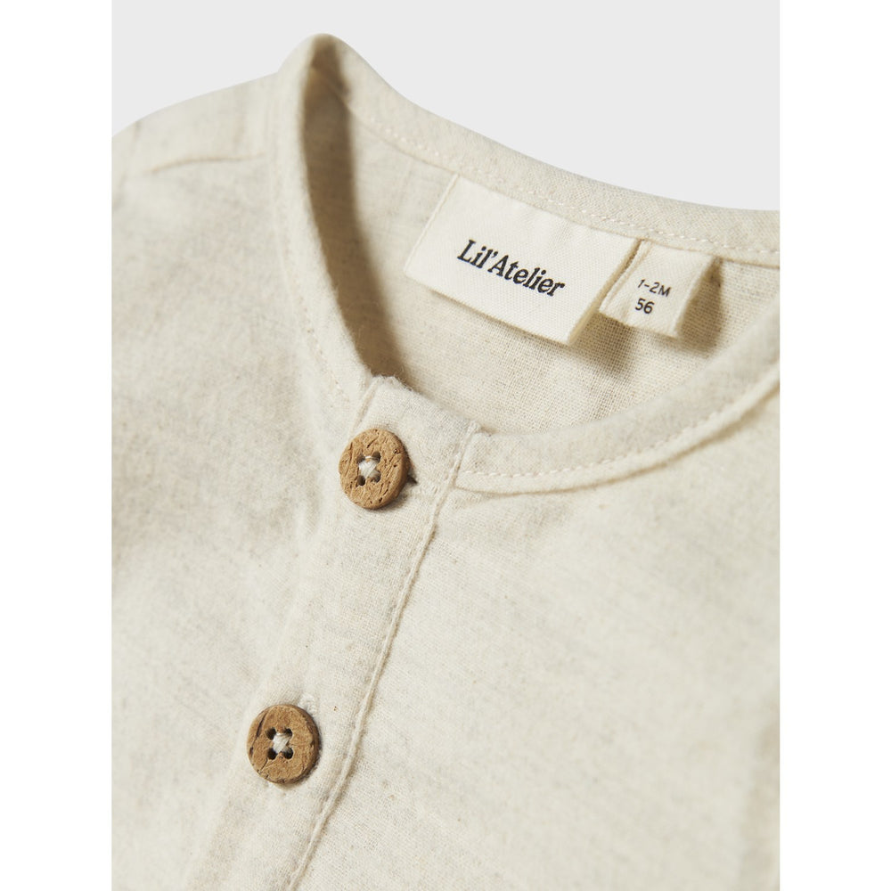 Køb Lil'Atelier Turtledove Nbmotto Ls Loose Skjorte Body Lil