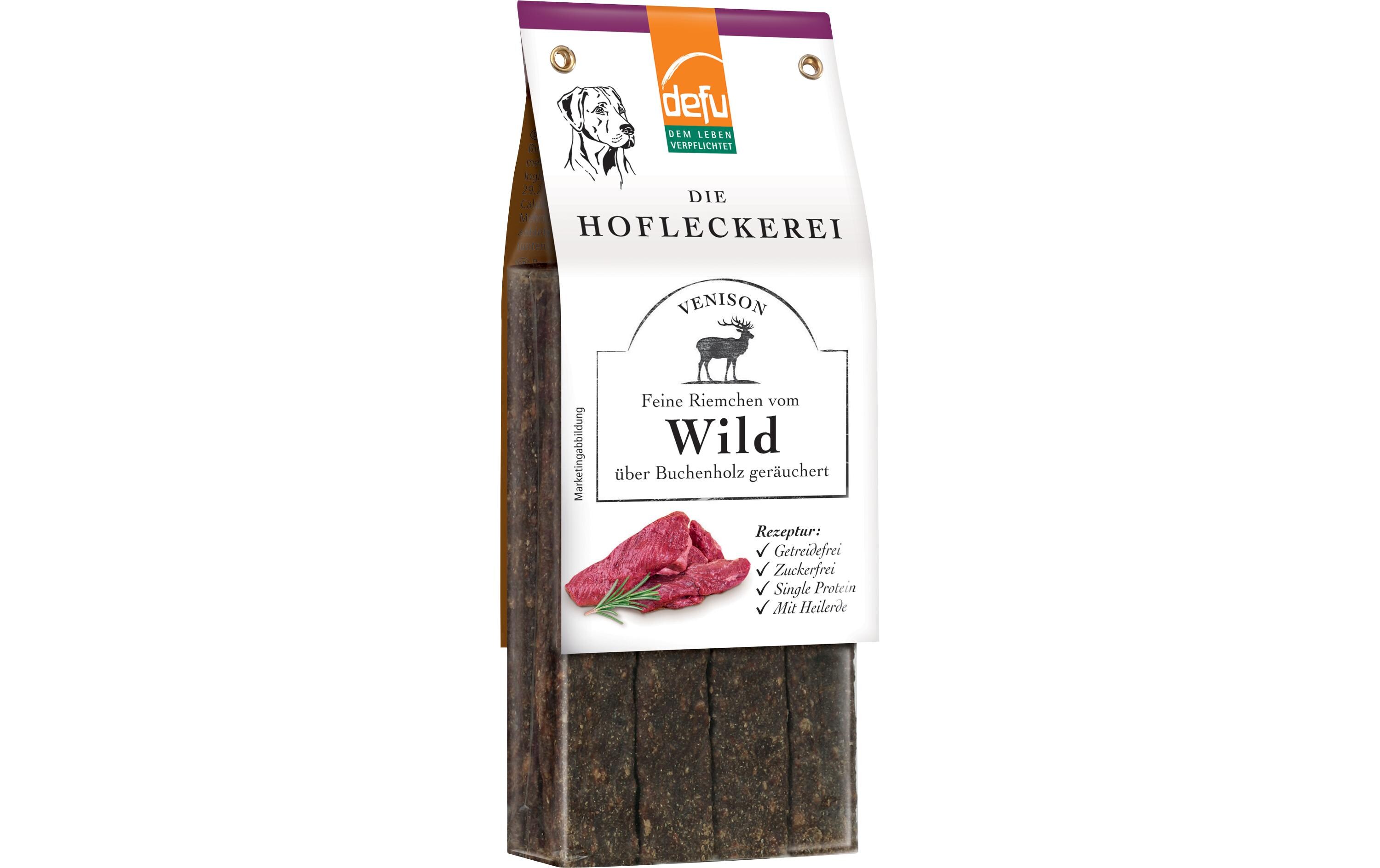 Snack Feine Riemchen Wild, 125 gHundesnack für zwischendurch