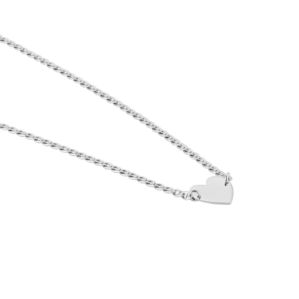 Collier Enoah Argent Blanc