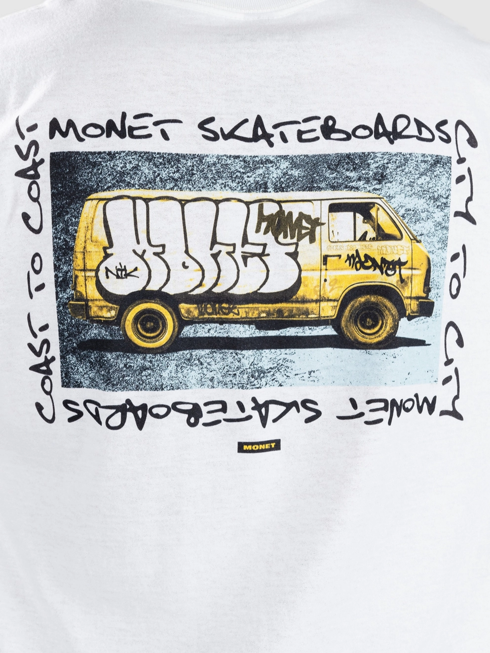 Monet Skateboards C2C Van T-Shirt white