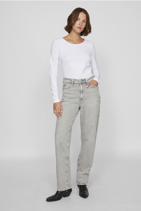 Vila grijze dames jeans