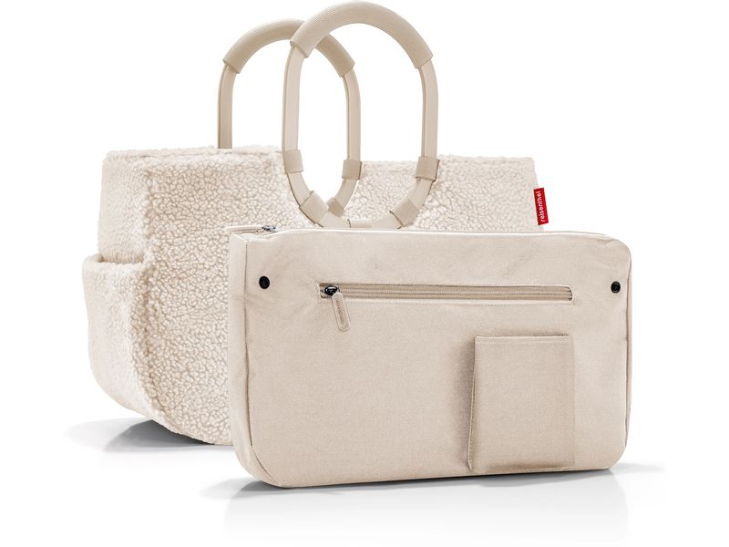 Reisenthel Einkaufskorb loopshopper M Frame Teddy Sand Elegante Einkaufstasche