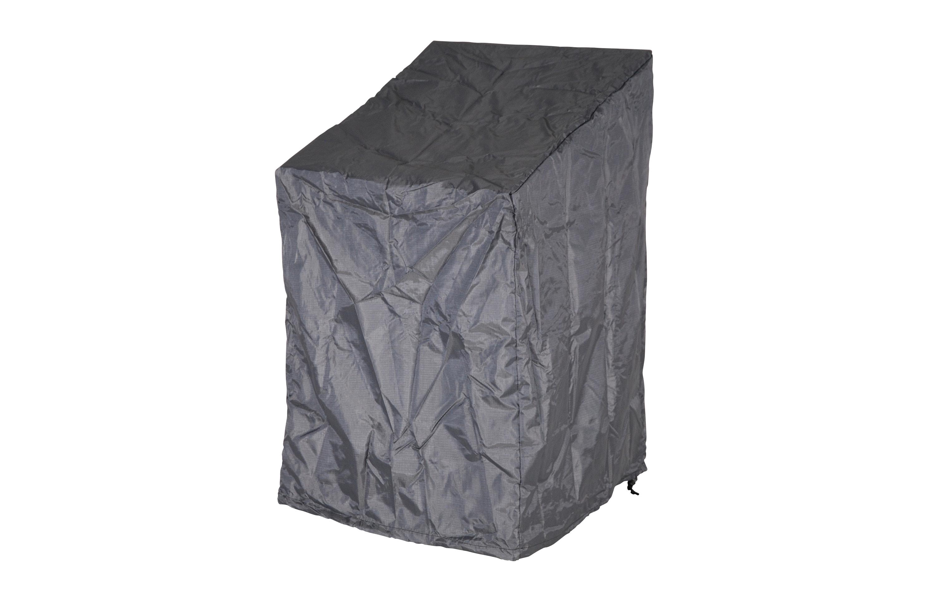 Schutzhülle 67 x 67 x H 80/110 cm, StapelstuhlAbdeckhaube mit Aufbewahrungstasche