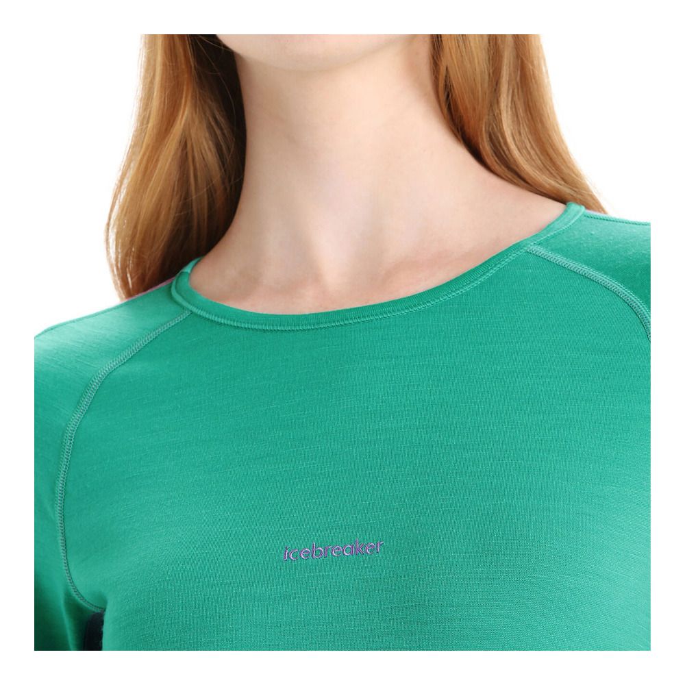 Icebreaker ZONEKNIT 200 - Sous-couche Femme frsh/grnglry/cb