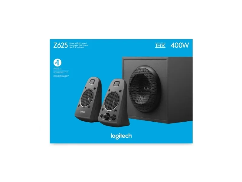 Logitech Z625 - Højttalersystem - 2.1-kanal - 200 Watt (Total)