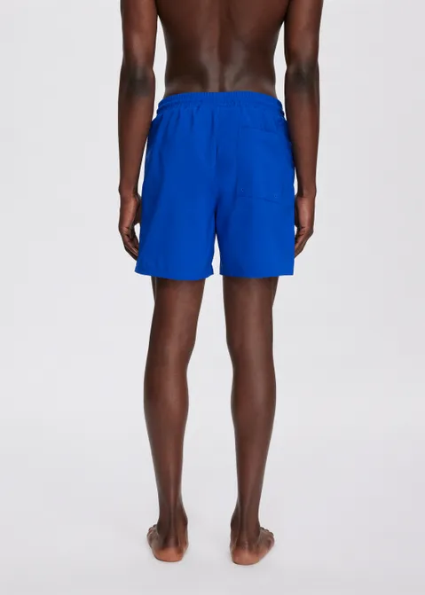 Zwembroek met merk logo blauw (BLW.K)