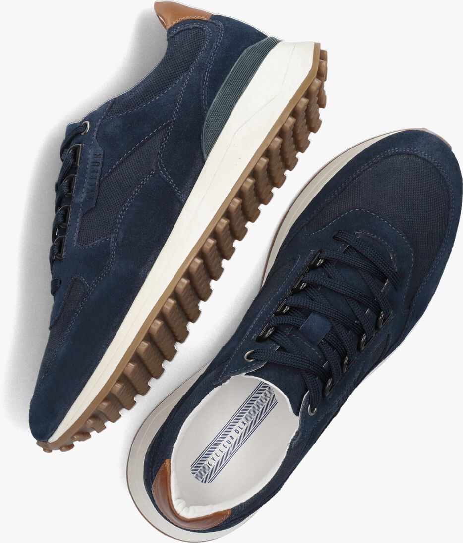 CYCLEUR DE LUXE blauwe cycleur de luxe lage sneakers cartwheel