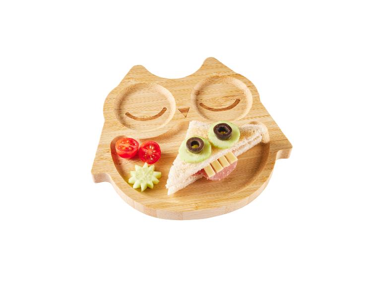 Bamboe kinderbord met zuignap