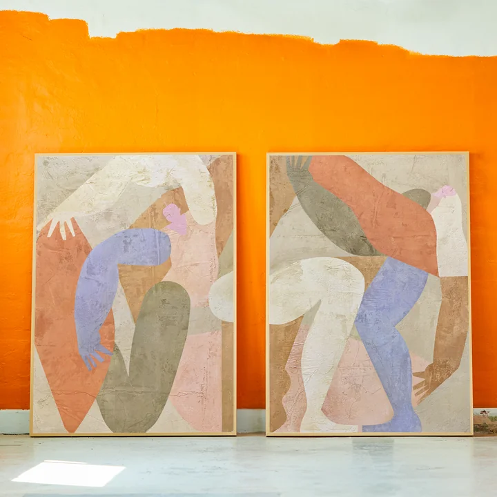 Paper Collective - Las Danzantes 01 Poster, 50 x 70 cm