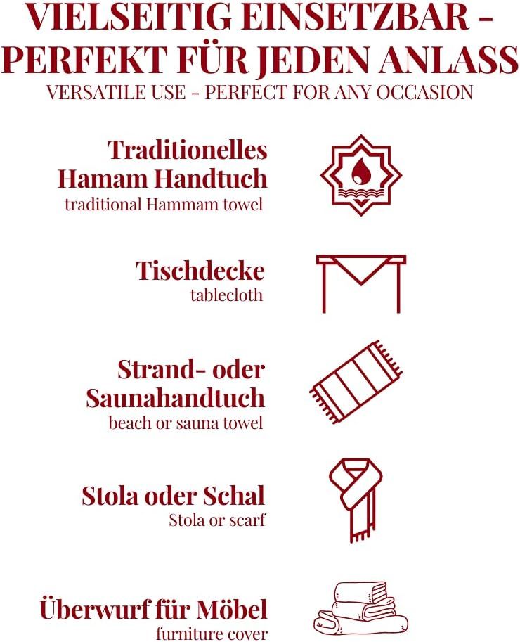 Carenesse Hamamtuch ZickZack 90*175 cm Multicolor