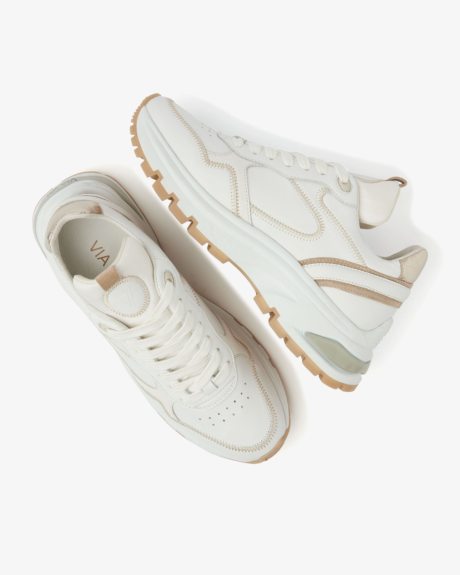VIA VAI witte dames sneakers Liz Dulce