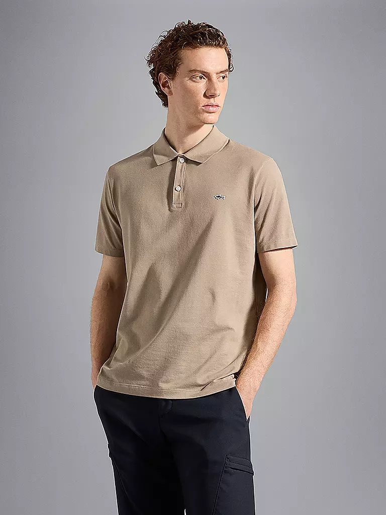 PAUL & SHARK Poloshirt beige